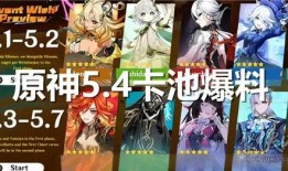 原神5.3卡池最新爆料,新角色与限定武器即将登场，惊喜连连！